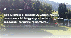 Desktop Screenshot of pensjonat-szczyrk.pl